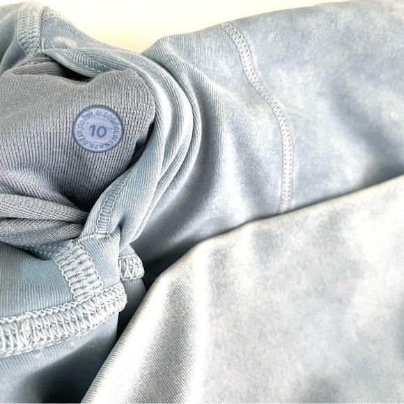 lululemon Wunder Under High Rise Crop *21” Wash Chambray NWOT 10 - Picture 12 of 15